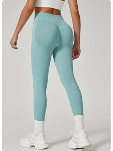 Leggings de yoga de talla grande, push-up, para gimnasio, ropa deportiva, leggings sin costuras para mujer, leggings ajustados de moda OEM - Product Image 3