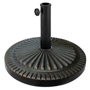 Base per Ombrellone da Esterno Resistente - 14,2 kg, Bronzo, Impermeabile per Villa, Spiaggia, Parco e Cortile - Product Image 1