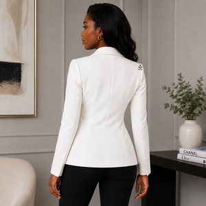 Ropa Masónica Herencia Griega: Blazer de Negocios de Alta Calidad, Manga Larga, Color Sólido, Antiarrugas, Tejido - Product Image 4