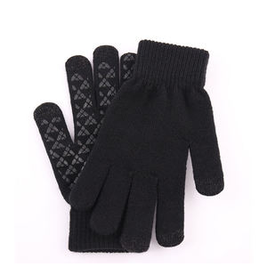 Custom Men's Soft Knitted Acrylic Sport <b>Gloves</b> <b>Warm</b> Outdoor Use for Screen Capability Autumn Spring Winter Daily Cycling Logo - Product Image 5