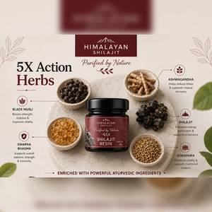 Shilajit Gold Premium pour Hommes |   Complément de vitalité masculine à base de résine de l'Himalaya – Vente en gros, OEM, Fabricant exportateur - Product Image 6
