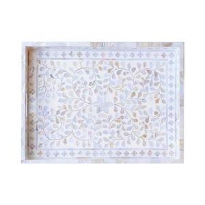 Plateau de service et de rangement en nacre de qualité supérieure pour la présentation des plats à la maison, au restaurant, à l'hôtel, disponible à la vente - Product Image 2