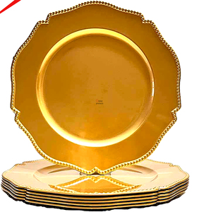 Assiette de service en acier inoxydable de qualité supérieure, élégante, attrayante, traditionnelle, décorative, faite à la main, écologique - Product Image 1