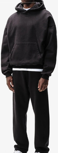Sudadera con Capucha de Invierno Forrada de Felpa de Algodón de Lujo de Saleh Enterprises, Unisex, Corte Holgado, Talla Grande, Suave y Transpirable - Product Image 4