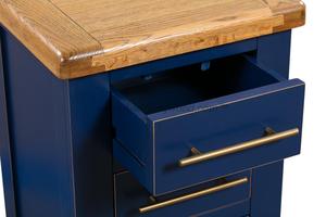 Top Design Cascais Table de chevet en bois avec 3 tiroirs Mobilier moderne et luxueux pour chambre à coucher de fabricant du Vietnam - Product Image 4