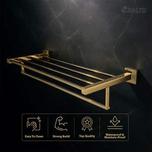 Toallero Plegable de Acero Inoxidable de 24 Pulgadas para Baño, Ahorra Espacio, Duradero y Elegante, Accesorios de Baño - Product Image 3