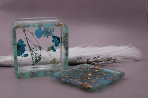 Caja de Joyería de Resina Floral Hecha a Mano, Premium y Personalizada, Organizador Decorativo para Guardar Joyas, Pequeño Contenedor de Regalo de Resina - Product Image 5