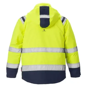 Chaqueta de Trabajo Impermeable de Alta Visibilidad para Hombre, Reflectante, de Invierno, de Seguridad, Resistente al Viento, para Trabajadores 2026 - Product Image 2