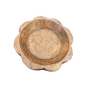 Tazón de masa de Cabeza de Vaca de madera rústica para hacer velas Tazón de masa hecho a mano elegante Tamaños y colores personalizados OEM de Vietnam - Product Image 4