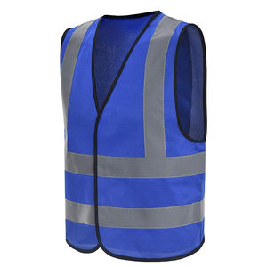 Gilet de sécurité haute visibilité réfléchissant, couleur personnalisable, couleurs vives, gilet de signalisation pour travaux de construction, norme ANSI Classe 2 - Product Image 2