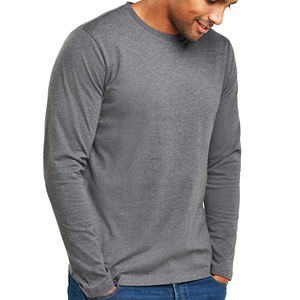 T-shirts Homme Manches Longues 2026 en Gros – Meilleure Qualité, Logo Personnalisé Imprimé, 100% Coton Respirant et Durable, Faible MOQ - Product Image 3