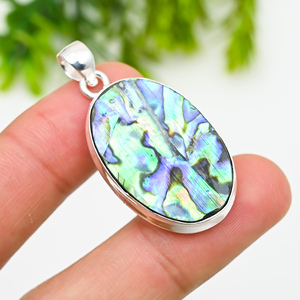 Collar de Lujo con Concha de Abulón y Plata 925 - Product Image 2