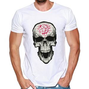 Camisetas de manga corta informales de moda de marca personalizada 100% algodón de punto impreso adultos servicio OEM gratuito de talla grande compatible - Product Image 1