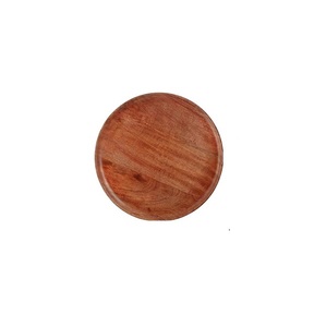 Plato Redondo de Madera para Mayoristas, Color Sólido, Diseño Minimalista, Vajilla, Plato para Servir, Personalizable, en Oferta - Product Image 2