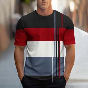 Camiseta de Manga Corta con Cuello Redondo para Hombre ThunderCats, Color Negro, Logotipo Rojo Estampado en la Parte Delantera, Corte Regular, Informal, Transpirable, Tejido de Jersey de Algodón de 300 g - Product Image 1