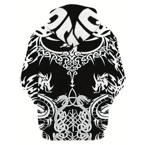 Vente en gros de sweats à capuche personnalisés, style streetwear rétro, coupe ample et décontractée, couleur unie, grande taille, effet délavé, unisexe - Product Image 3