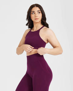 Sujetador Deportivo de Yoga para Mujer, Diseño Fresco, Ecológico, Transpirable, de Secado Rápido, con Logotipo Personalizado, Soporte Medio, con Encaje - Product Image 3