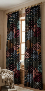 Tissu brodé en brocart à motif géométrique abstrait, jacquard tissé de poids moyen, pour usage textile de maison, 100% coton - Product Image 4
