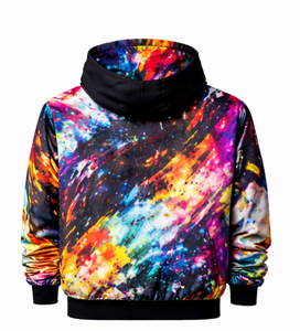 Ensemble de survêtement imprimé graffiti abstrait pour homme Discover-Impex 2026 – Veste à capuche et pantalon de jogging personnalisés par sublimation, vêtements de sport OEM - Product Image 3
