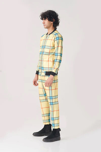 Ensemble de survêtement sportif personnalisé avec logo unisexe pour le football, le badminton, le basketball, léger, à capuche, en polyester/coton, pour l'échauffement hivernal - Product Image 3