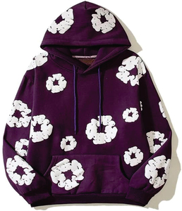 Sweat à capuche graphique toile d'araignée Y2K unisexe, coupe oversize, style streetwear vintage gothique, en molleton, impression personnalisée Haus Industries - Product Image 2