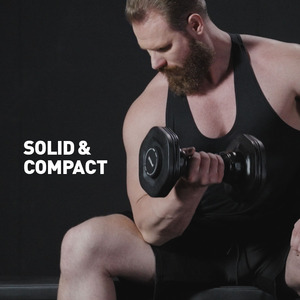 Mancuernas ajustables de bloqueo rápido droppable hierro fundido 23KG Taiwán Venta caliente mancuernas de Fitness para interiores - Product Image 2