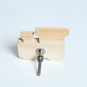 Poignées de tiroir multicolores en bois de pin faites à la main, boutons de commode, poignées de porte de placard, poignées de meuble de cuisine - Product Image 6