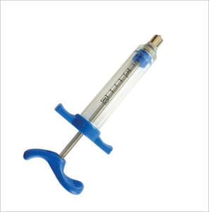 Jeringa Veterinaria Manual de Acero Inoxidable Reutilizable de Alta Calidad CHC TPX BD con Certificación CE y Función de Seguridad para Vacunas Equinas - Product Image 6