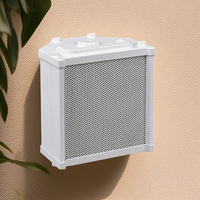 Mini altavoz de columna PA de aleación de aluminio completo de 10W, sonido claro para sistemas de megafonía, altavoces impermeables para exteriores montados en la pared