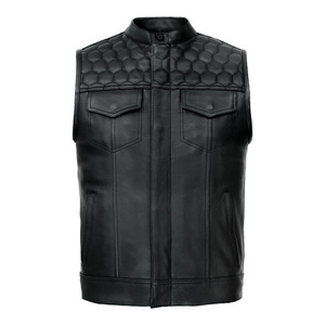 Chaleco de Cuero para Hombre, Diseño Personalizado, Duradero, para Invierno, Nueva Llegada, Ropa Exterior, Precio al por Mayor - Product Image 2