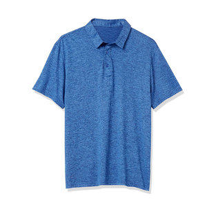 Men's Performance Polo <b>T</b> <b>Shirt</b> Breathable Quick Dry Stretch Fabric Athletic Fit <b>Collared</b> <b>Shirt</b> for Golf Fitness Running Training - Product Image 1