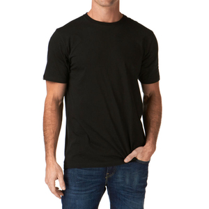 Camiseta de algodón de manga corta para hombre TRADE IN MFG, 250 GSM, con logotipo personalizado, transpirable, informal, suave, para uso diario - Product Image 1