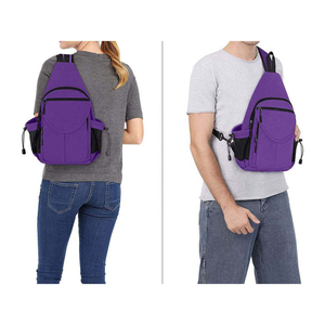 Sac bandoulière de sport durable de haute qualité, nouvelle tendance populaire avec fermeture éclair, en toile personnalisable - Product Image 4