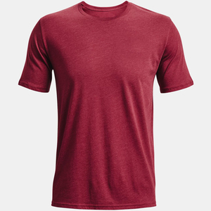 Nouveau T-shirt en coton rouge à manches courtes et col rond pour homme 2026 – Coupe classique, couleur unie, respirant, en jersey tricoté - Product Image 6