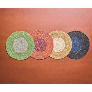 2026 Trending Seagrass Charger Plates Customize Sizes Variety of Colors Handmade <b>Placemat</b> for Table Decor Made From Vietnam HNH - Product Image 5
