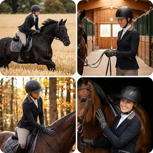 Gants d'équitation de qualité supérieure avec une adhérence optimale, confortables et flexibles, pour hommes et femmes, cavaliers. - Product Image 5