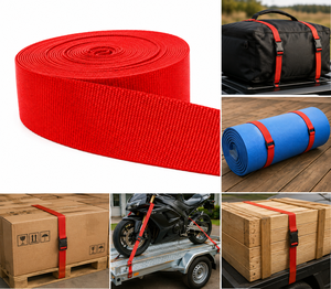 Sangle en polypropylène de 2 pouces pour le cerclage de marchandises, haute capacité de charge, résistance supérieure à l'abrasion, fabricant OEM mondial - Product Image 2