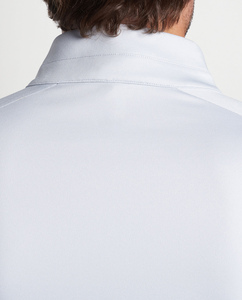 Camiseta Deportiva de Manga Larga con Cierre de Cremallera Verde para Hombre, de Secado Rápido, Tejida en Poliéster - Product Image 6