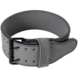 2026 Wholesale Custom Leather Weightlifting <b>Belt</b> with Non-Slip Buckle Back Support for Unisex Powerlifting - Product Image 3