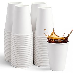 Bicchieri di Carta Usa e Getta da 12 oz [Confezione da 300] per Caffè Caldo o Freddo, Frullati, Tè, Slushie, Milkshake - Product Image 1
