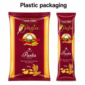 Empaquetado de plástico OEM ODM para macarrones fabricado por un fabricante de PE, proveedor de fábrica, venta al por mayor, exportación, bolsas de embalaje impresas - Product Image 1
