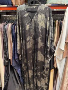 Best2026 Selling Kaftan Abaya Handmade Turkish Floor Length Long Sleeve V Neck Polyester Regular Fit Casual Evening Party <b>Flared</b> - Product Image 2