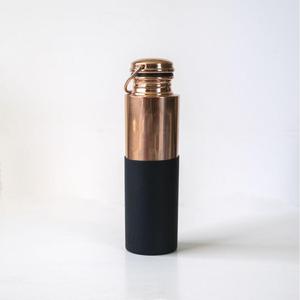 Premium Copper <b>Water</b> <b>Bottle</b> 3 Bend Collection Design Dishwasher Safe High Quality <b>Metal</b> <b>Water</b> <b>Bottle</b> Screw On Lid - Product Image 2