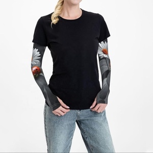 Custom Sublimation Logo <b>Compression</b> <b>Arm</b> <b>Sleeve</b> for Basketball & Cycling UV Sun Protection Breathable Eco-Friendly Unisex - Product Image 1