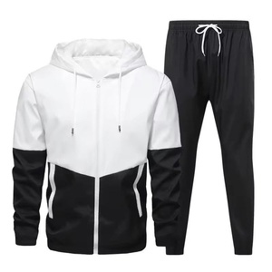 Survêtement décontracté tricoté pour homme, service OEM, motifs imprimés, logo en relief, couleur unie, jogging, entraînement, séchage rapide, 100% coton - Product Image 5