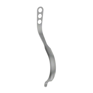 Elevador de codo femoral curvo con punta roma de 12.12 mm, instrumento quirúrgico óseo, herramienta ortopédica con mandíbula de 10 mm de ancho y 26 mm de longitud. - Product Image 5