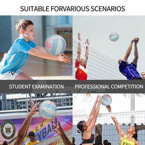Balón de Voleibol de Material Duradero con Logotipo Personalizado, Balón de Voleibol de Alta Resistencia para Entrenamiento al Aire Libre - Product Image 6