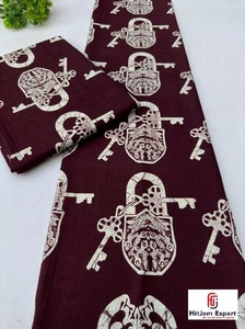 Tela Ligera de Sarga 100% Algodón con Estampado Africano Ghana para Ropa, Bolsos, Manualidades, Uso Exterior y Producción Textil Batik - Product Image 3