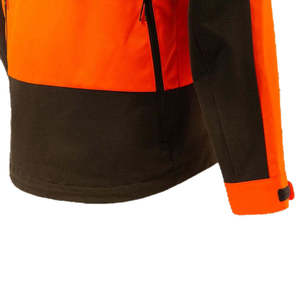 Waterproof Blaze Orange Hunting <b>Jacket</b> Men's High Visibility Outdoor Silent Softshell Coat for Camping Hiking Gear Windproof - Product Image 5