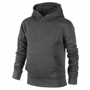 Sweat à capuche tie-dye personnalisé pour homme, style streetwear oversize, couleur unie basique, vente en gros, commande en gros - Product Image 4